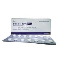 Betaloc Zok 50mg (2 vỉ x 14 viên)
