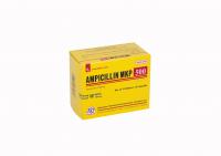 Ampicillin 500mg Mekophar (10 vỉ x 10 viên)