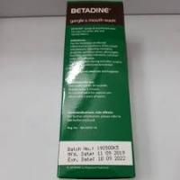 Betadine Gargle and Mouthwash súc họng 125ml
