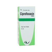 Ciprofloxacin 0.3% Bidiphar lọ 5ml