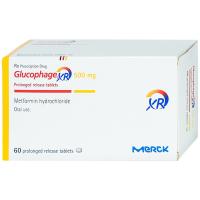 Glucophage XR 500mg (3 vỉ x 10 viên)