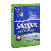 Cao dán Salonpas Pain Relief Patch (7cm x 10 cm - 5 miếng) 