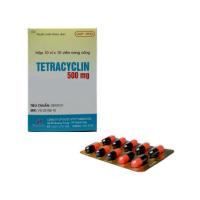 Tetracyclin 500mg (THANH HÓA) hộp 10 vỉ x 10 viên