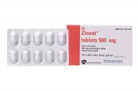 Zinnat Tablets 500mg (1 vỉ x 10 viên)
